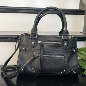 Vegan leather, Crossbody shoulder handbag, satchel purse, like new